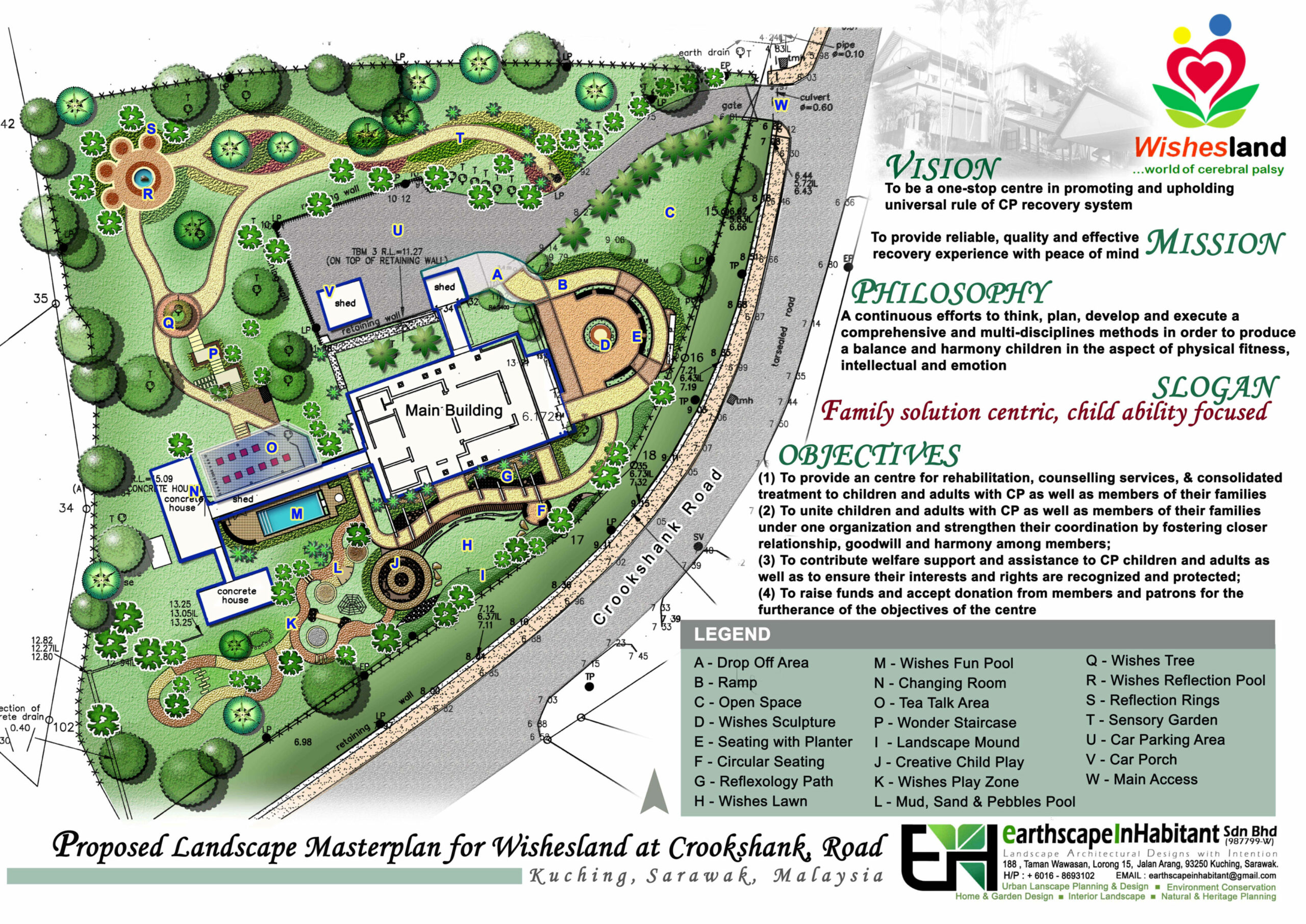 Wishesland Healing Garden Masterplan - Landscape Designer Malaysia